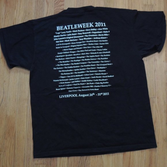 Beatles Beatleweek T shirt 2011 Liverpool Tee XL - Picture 4 of 5
